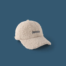 Load image into Gallery viewer, Lamb Wool Alphabet Plush Hat For Men And Women
