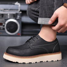Load image into Gallery viewer, Martin Boots Men&#39;s Low Top Retro Casual Shoes British Style Worker Boot Low-top Height Increasing Big Scalp Shoes +
