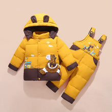 Load image into Gallery viewer, Casual Children Thick Down Jacket Suit +
