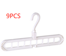 Load image into Gallery viewer, 9-hole Clothes Hanger Organizer Space Saving Hanger +
