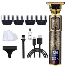 Load image into Gallery viewer, Carving Oil Head Hair Clipper Electric Clipper Electrical Hair Cutter +
