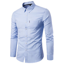 Load image into Gallery viewer, Men&#39;s Business Shirts Korean Vinylon Fabric Slim Long Sleeve Dress Shirt +

