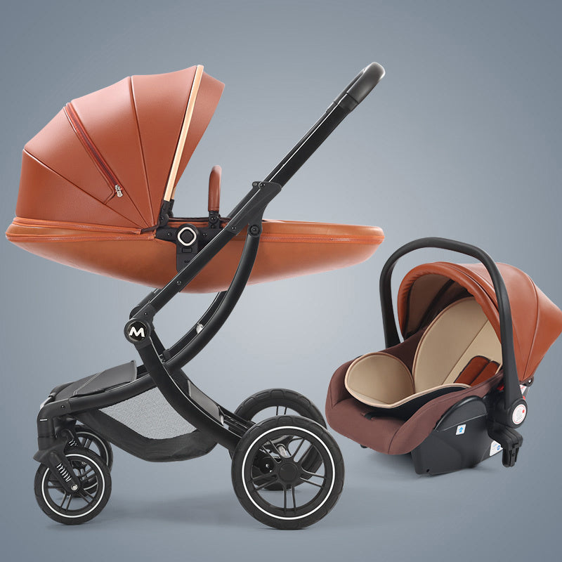 New Luxury Baby Stroller Carriage With Car Seat +