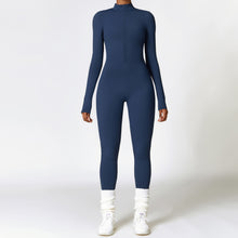 Load image into Gallery viewer, Warm Zipper Long-sleeved Jumpsuit Yoga Fitness Sports Pants Breathable Bodysuit Women&#39;s Clothing +
