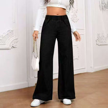 Load image into Gallery viewer, Wide Leg Jeans Straight Fashion Casual Straight Pants Women's Comfortable Street Style Trousers +
