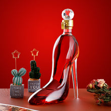 Load image into Gallery viewer, Luxury Glass High Heels Vodka Wine Container Bar Decanter Modern Carafe +
