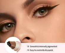 Load image into Gallery viewer, Love Eyeliner Seal Waterproof and Durable Eyeliner Stamp Pen Natural Makeup Easy to Use Beginners Two Steps Eyeliner +
