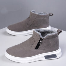 Load image into Gallery viewer, Fashion Snow Boots For Men and Women Winter Warm Flat Cotton Plush Shoes With Side Zipper Casual Daily Fleece Ankle Boot +

