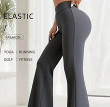 Load image into Gallery viewer, Summer Thin Yoga Pants Women's High-Waist  Wide-Leggings +
