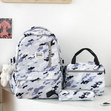 Load image into Gallery viewer, Girls&#39; Large-capacity Backpack Three-piece Double-layer Campus Schoolbag +
