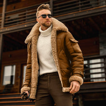 Load image into Gallery viewer, Winter Jacket Mens Military Fleece Warm Jackets Male Fur Collar Coats Army Tactical Jacket +
