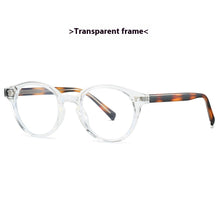 Load image into Gallery viewer, Fashion Plain Glasses Retro Rivet Frame Glasses Anti Blue Light +
