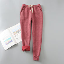 Load image into Gallery viewer, Women's Fleece Lined Loose Harem Sweatpants +
