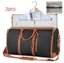 Load image into Gallery viewer, Large Capacity Travel Duffle Bag Women&#39;s Handbag Folding Suit Bag Waterproof Clothes Totes Garment Bag +
