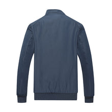 Load image into Gallery viewer, Casual Stand Collar Solid Color Jacket Men +
