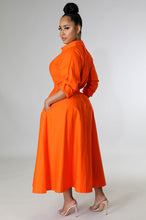 Load image into Gallery viewer, Casual Long Sleeve Plus Size Women's Shirt Dress +
