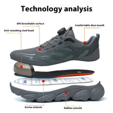 Load image into Gallery viewer, Mesh Breathable Four Seasons Labor Protection Shoes Men Anti-smashing And Anti-penetration +
