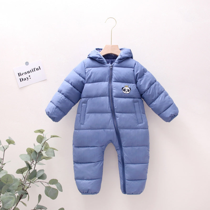 Baby One-piece Cotton-padded Clothes Winter Romper (+)