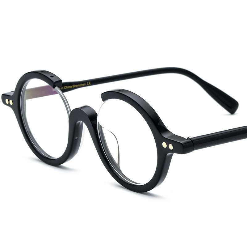 New Shaped Anti-blue Light Glasses Flat Mirror Female +