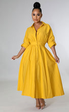 Load image into Gallery viewer, Casual Long Sleeve Plus Size Women's Shirt Dress +
