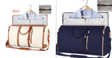 Load image into Gallery viewer, Large Capacity Travel Duffle Bag Women&#39;s Handbag Folding Suit Bag Waterproof Clothes Totes Garment Bag +
