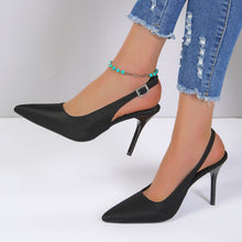 Load image into Gallery viewer, Pointed Toe Buckle Sandals Fashion Summer Stiletto High Heels Shoes For Women +
