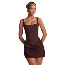 Load image into Gallery viewer, Summer Corset Dress Graceful Sleeveless Short Dresses For Party Wedding Evenning Clothing +
