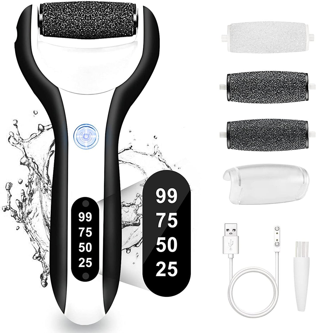 Waterproof Magnetic Rechargeable Electric Foot Grinder Pedicure Tool +