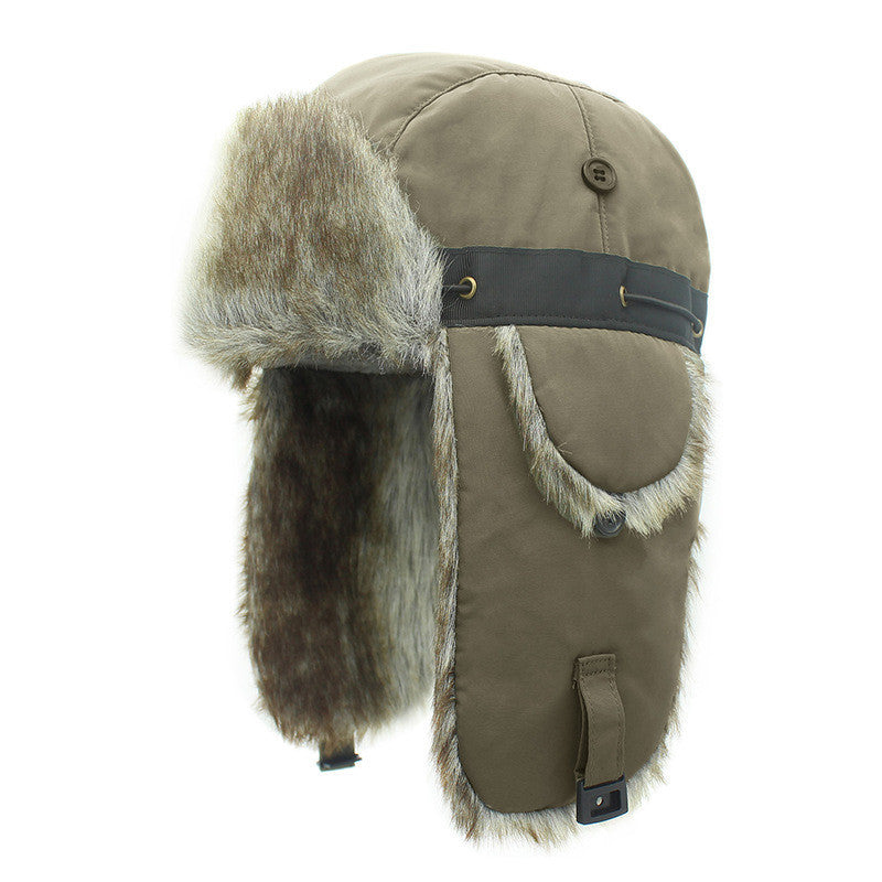 Outdoor Autumn And Winter Warm Lei Feng Hat Men +