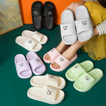 Load image into Gallery viewer, Cute Bear Slippers Indoor Non-slip Thick Soles Floor Bedroom Bathroom Slippers For Women Men Fashion House Shoes Summer +
