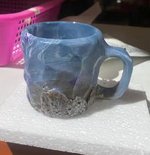 Load image into Gallery viewer, 400ml Resin Mineral Crystal Coffee Mugs With Handles Elegant Fake Mineral Crystal Cup For Workplace Home Decor Christmas Gift Kitchen Gadgets +
