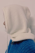 Load image into Gallery viewer, Drawstring Solid Color Thermal Knit Hat Winter Veil +
