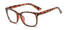 Load image into Gallery viewer, Retro Color-changing Mens Anti-blue Light Glasses Square Frame +

