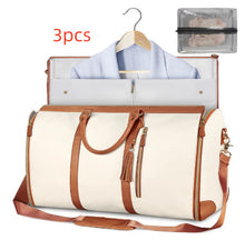 Load image into Gallery viewer, Large Capacity Travel Duffle Bag Women&#39;s Handbag Folding Suit Bag Waterproof Clothes Totes Garment Bag +
