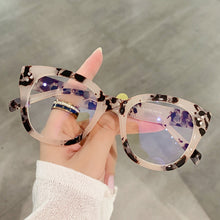 Load image into Gallery viewer, Large Square Anti-Blue Light Glasses Full Frame Retro Fashion +
