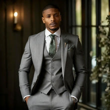 Load image into Gallery viewer, Men's Three-Piece Business Suit Fashionable Slim-Fit Outfit +
