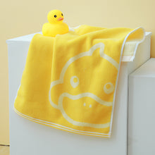Load image into Gallery viewer, Little Yellow Duck Cotton Towel +
