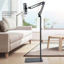 Load image into Gallery viewer, Lazy Mobile Phone Holder 360 Degree Rotating Folding Floor Stand +
