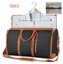 Load image into Gallery viewer, Large Capacity Travel Duffle Bag Women&#39;s Handbag Folding Suit Bag Waterproof Clothes Totes Garment Bag +
