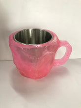 Load image into Gallery viewer, 400ml Resin Mineral Crystal Coffee Mugs With Handles Elegant Fake Mineral Crystal Cup For Workplace Home Decor Christmas Gift Kitchen Gadgets +
