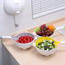 Load image into Gallery viewer, Double-layer Drain Basket Home Living Room Creative Kitchen Gadgets +
