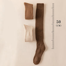 Load image into Gallery viewer, Ins Over-the-knee Socks Women&#39;s Autumn And Winter Long Socks Thickened Warm Terry Socks Beautiful Leg Shaping High Socks +
