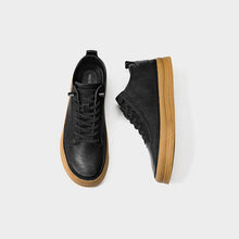 Load image into Gallery viewer, Men&#39;s Casual Shoes Leather Soft Soled Black Leather Shoes For Men +
