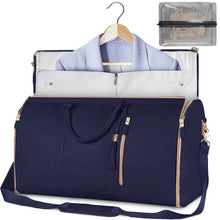 Load image into Gallery viewer, Large Capacity Travel Duffle Bag Women&#39;s Handbag Folding Suit Bag Waterproof Clothes Totes Garment Bag +

