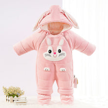 Load image into Gallery viewer, Newborn Baby Down One-piece Cotton Clothes +
