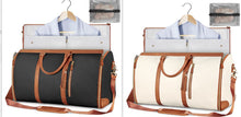Load image into Gallery viewer, Large Capacity Travel Duffle Bag Women&#39;s Handbag Folding Suit Bag Waterproof Clothes Totes Garment Bag +
