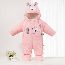 Load image into Gallery viewer, Newborn Baby Down One-piece Cotton Clothes +
