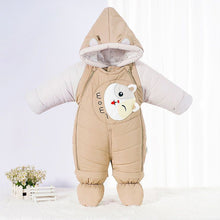 Load image into Gallery viewer, Newborn Baby Down One-piece Cotton Clothes +
