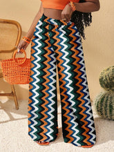 Load image into Gallery viewer, Colorful Pattern Trousers Loose Breathable Women&#39;s Trousers Wide Leg Pants+
