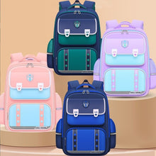 Load image into Gallery viewer, British Style Children&#39;s Schoolbag Primary School Backpack +
